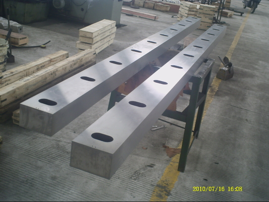 Cuchillo de corte hidráulico rectangular para cortar líneas de longitud