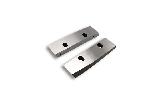 Pedazo de acero suave Chopper Cold Shear Blade Design para las líneas de recorte laterales